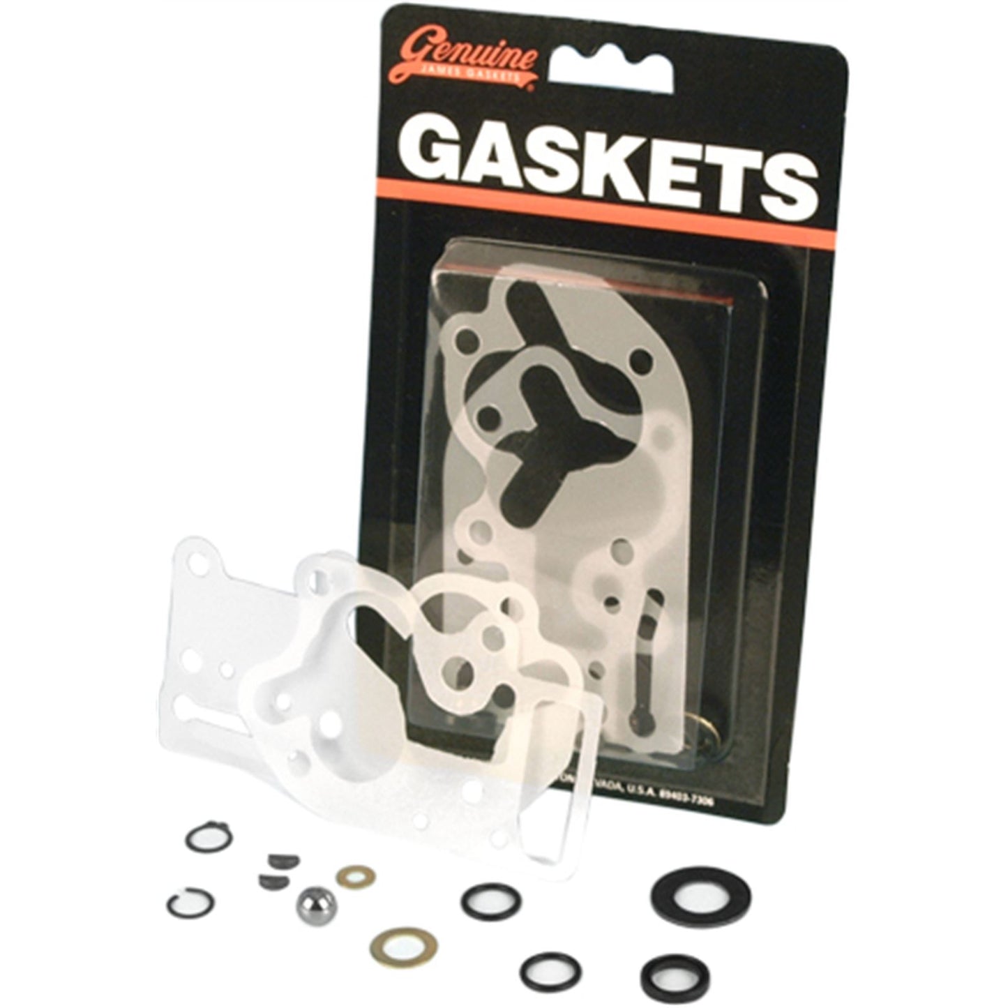 James Gaskets Gasket Seal Kit Oil Pump with Mylar Gaskets [MPN: JGI-68-FL]_273500