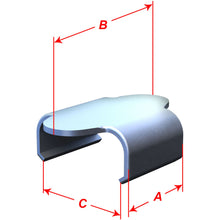 Camso Flat Track Clips - 1.640" Total Length - 10 Pack [MPN: AFT120107]_357953