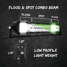XKGlow 2-in-1 Led Green/White Lite Bar - 10"  XK063010_993098