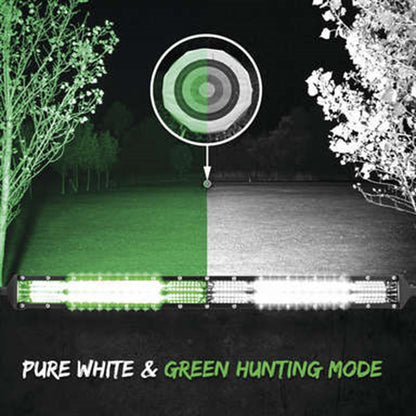 XKGlow 2-in-1 Led Green/White Lite Bar - 20"  XK063020_986861
