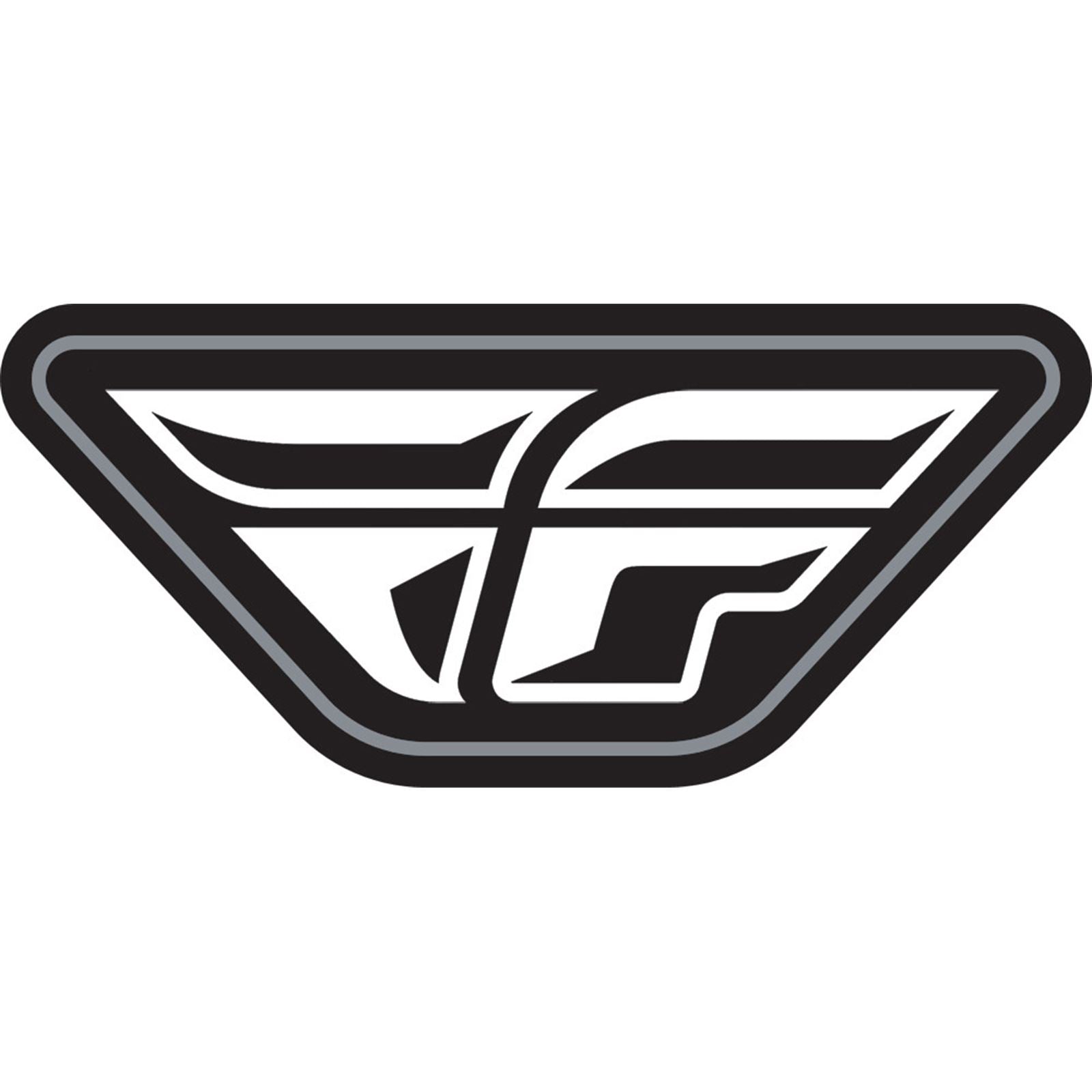 Fly Racing Sticker F-Wing  4" 10 Pack Die Cut Laminated 99-8404_273838