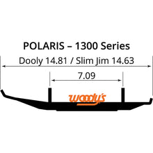 Woodys 8" Dooly Carbide Runner for Polaris 1300 DP8-1300_497697