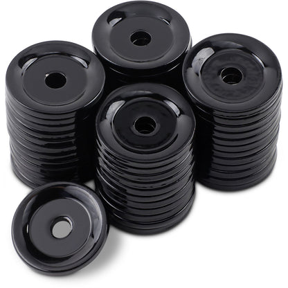 Woodys Round Grand Digger Support Plates - 48/Pack Black ARG-3810-48_497373