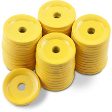 Woodys Round Grand Digger Support Plates - 48/Pack Yellow ARG-3800-48_497371