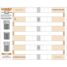 Woodys Stud Template 2.86" - Single Ply 286S-TEMP-2_274647