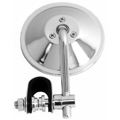 Emgo Round Clamp On Mirror Silver 4" 20-06804_597555