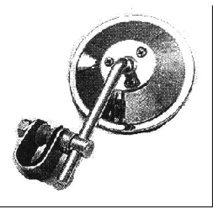 Emgo Round Clamp On Mirror Silver 4" 20-06804_597556