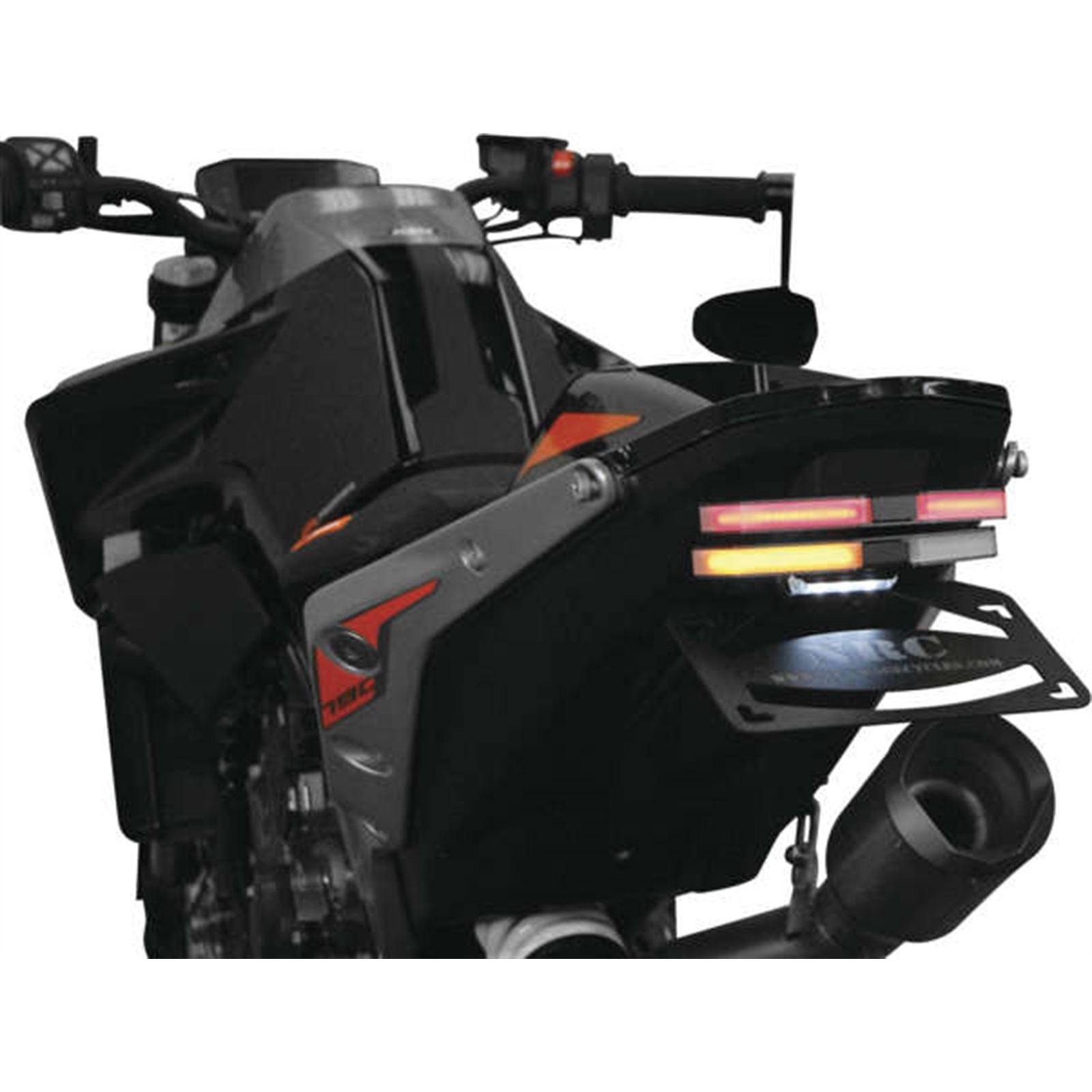 New Rage Cycle Fender Eliminator Kit - Black for 18+ KTM 790 Duke [MPN: 790-FE-S]_275376