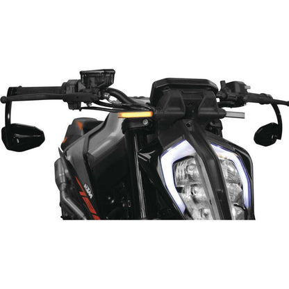 New Rage Cycle Front Turn Signals - Black for 18+ KTM 790 Duke [MPN: 790-FB]_275378