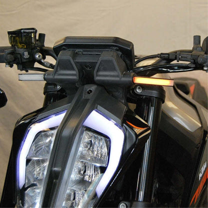 New Rage Cycle Front Turn Signals - Black for 18+ KTM 790 Duke [MPN: 790-FB]_1461965