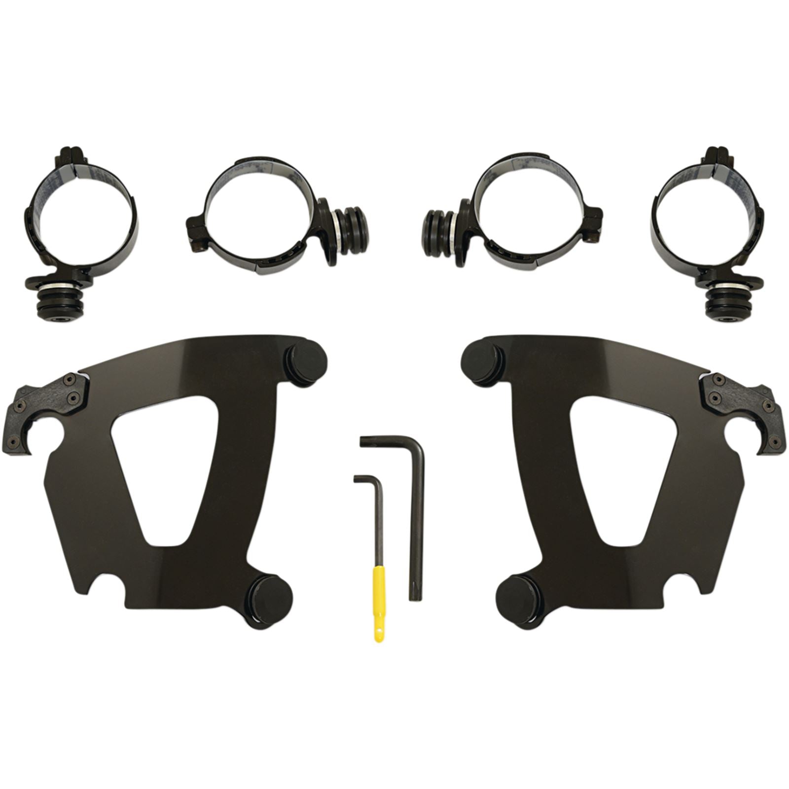 Memphis Shades Road Warrior Mounting Kit - Black - FXFB MEB2050_426057