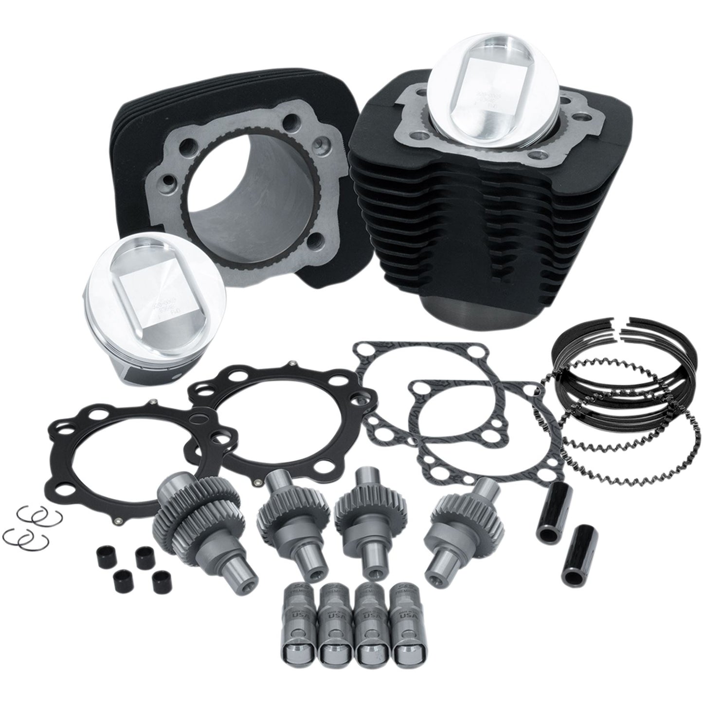 S&S Cycle Hooligan Kit - 1200-1250 - Black 910-0701_468982