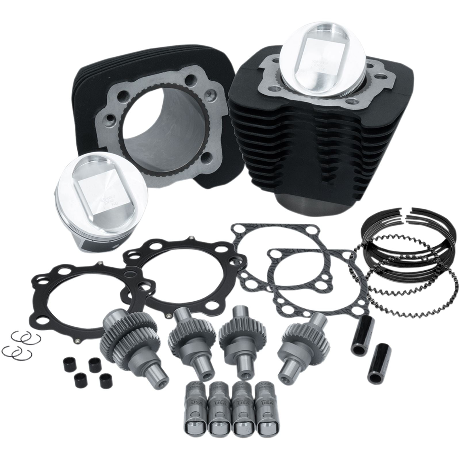 S&S Cycle Hooligan Kit - 1200-1250 - Black 910-0701_468982