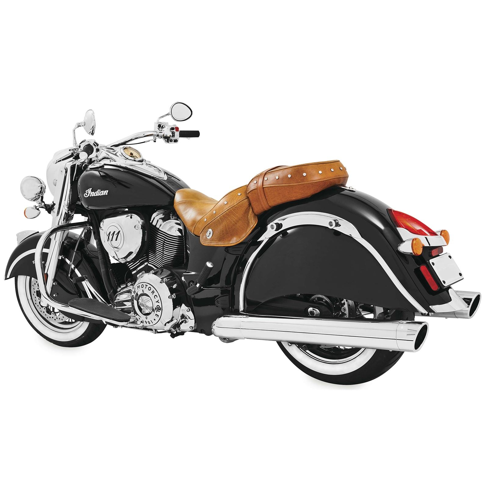 Freedom Performance Liberty Slip-Ons 4" Chrome with Chrome Tip for Indian [MPN: IN00028]_275759