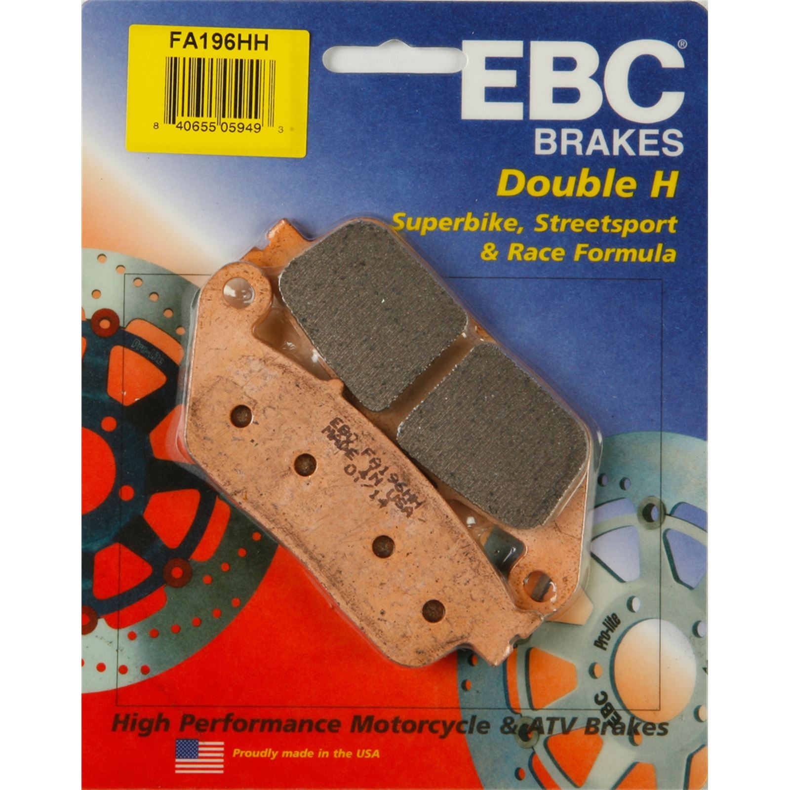 EBC Brakes Brake Pads FA196HH_275841