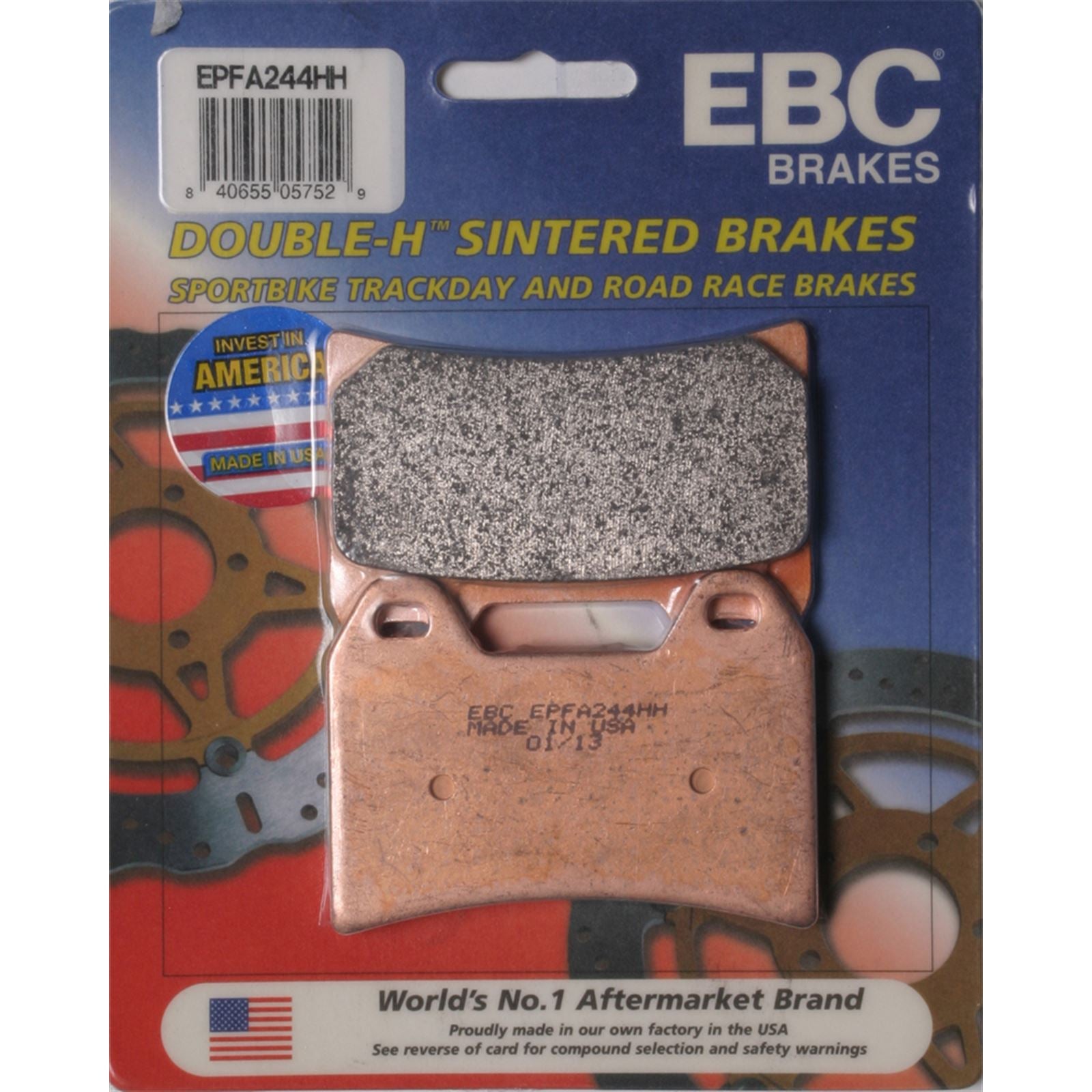 EBC Brakes Extreme Pro Brake Pads EPFA244HH_275847