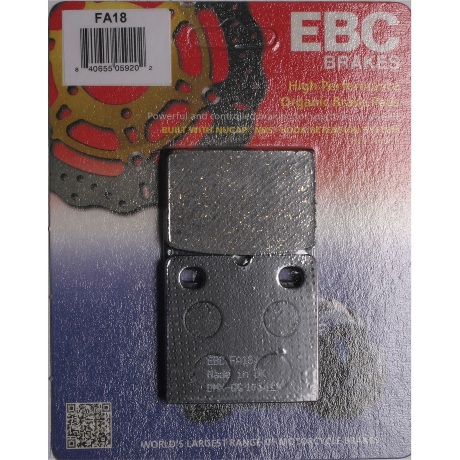 EBC Brakes Brake Pads FA18_275862