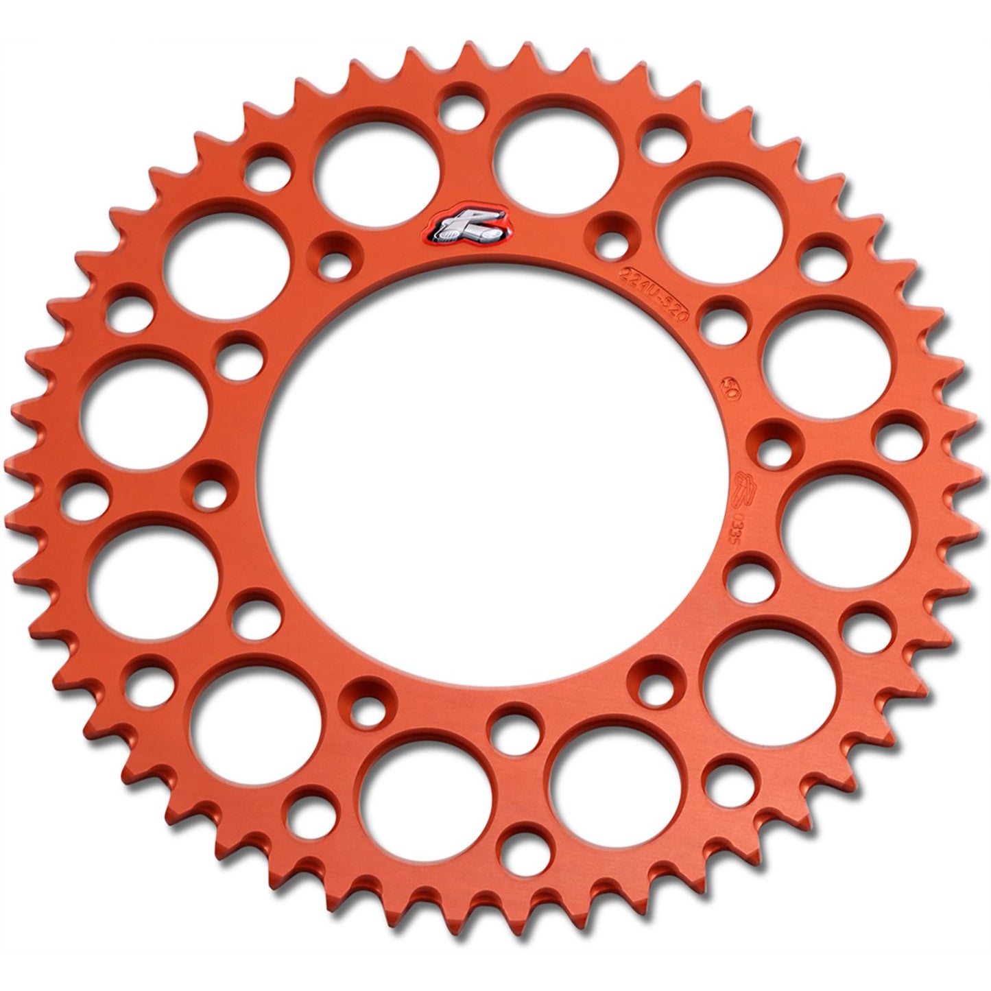 Renthal Rear Sprocket - 50-Tooth - Orange 224U-520-50GPOR_1041695