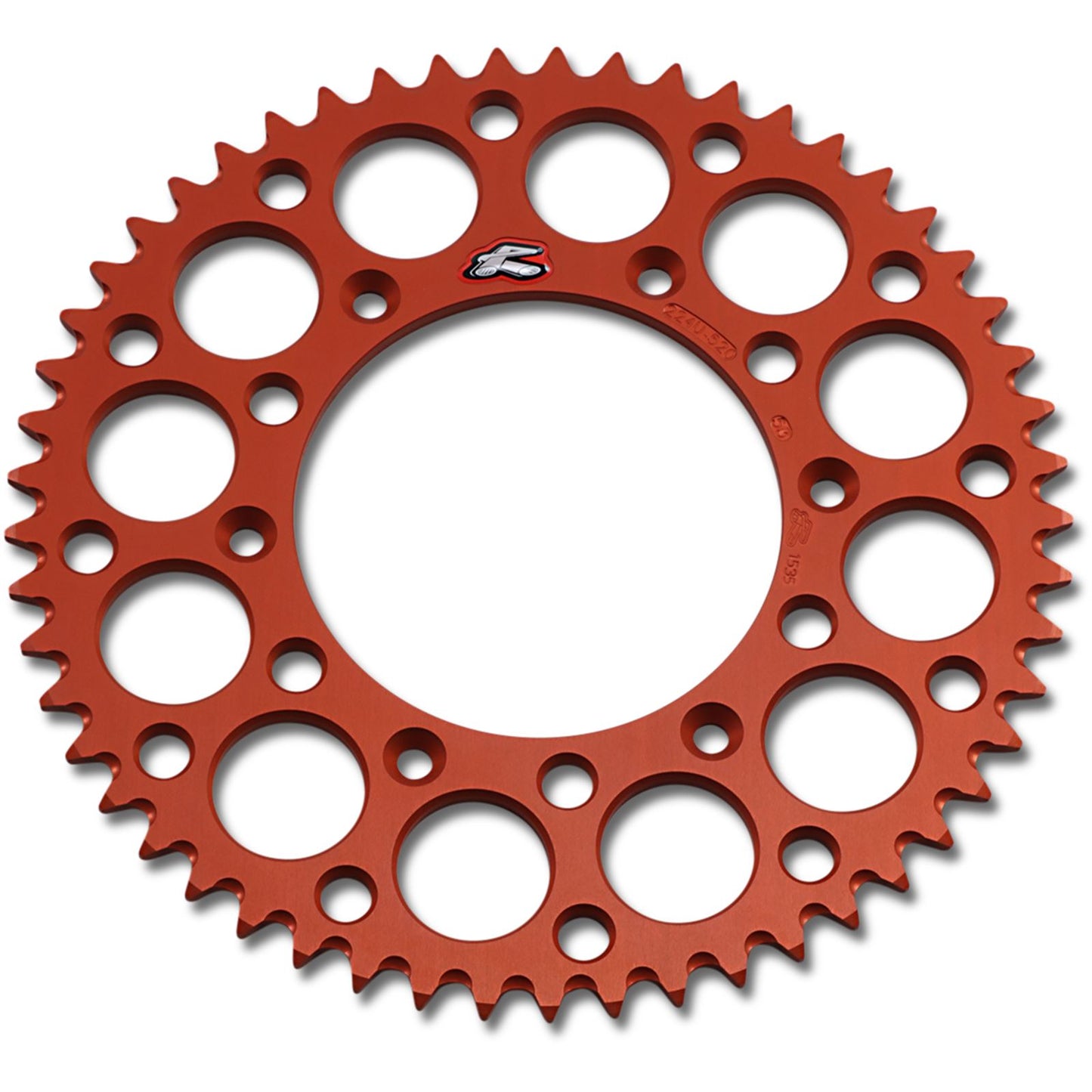 Renthal Rear Sprocket - 53-Tooth - Orange 224U-520-53GPOR_1041745