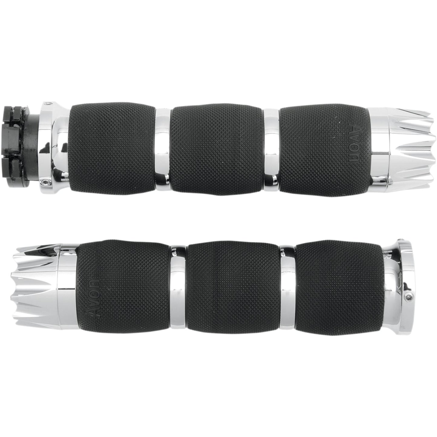 Avon Grips Air Cushioned Grips Excalibur - Chrome MT-AIR-90-CH-EX_347523