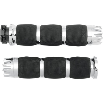 Avon Grips Air Cushioned Grips Excalibur - Chrome MT-AIR-90-CH-EX_347523