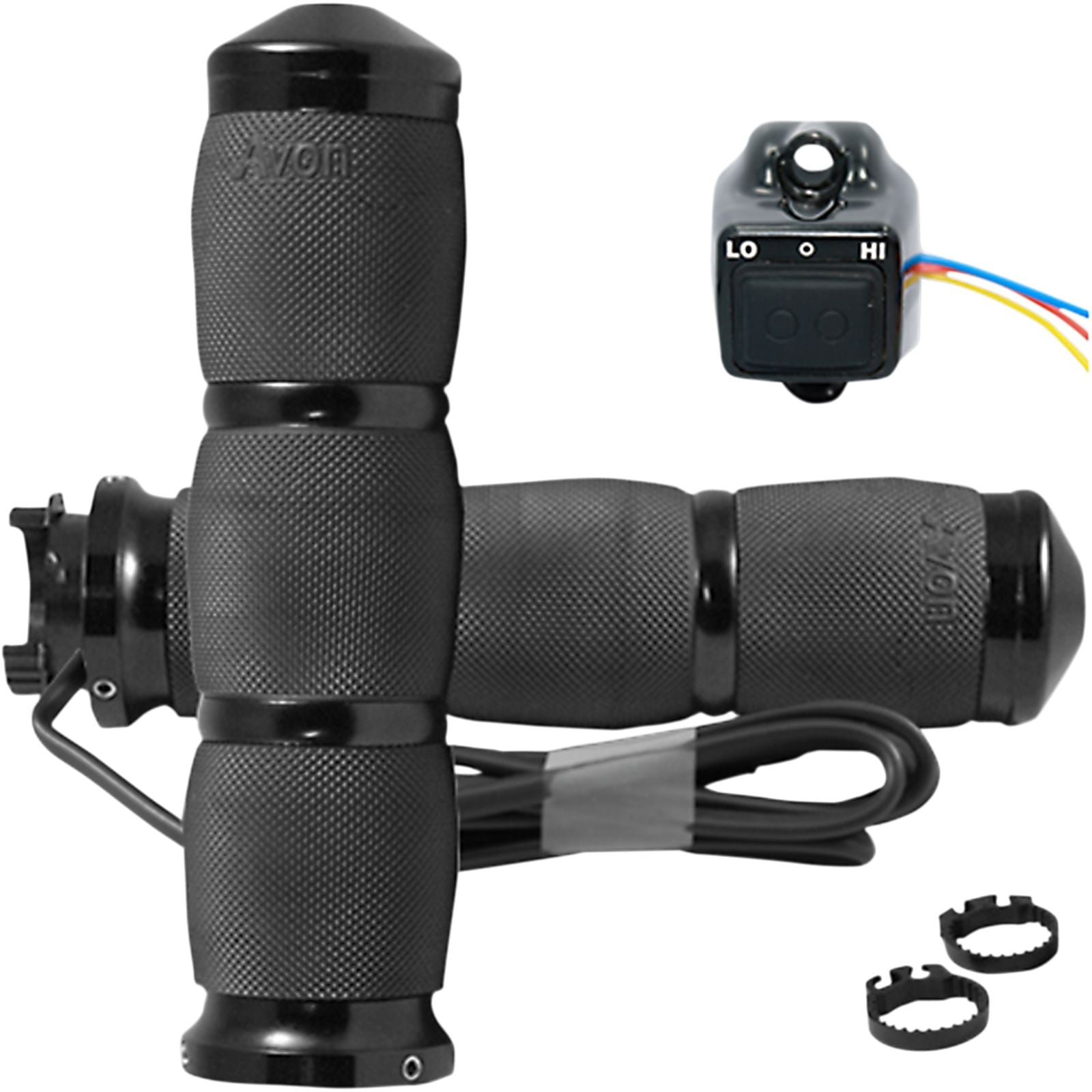 Avon Grips Air Cushioned Grips Heated Black MT-AIR-90-AN-HT_347685