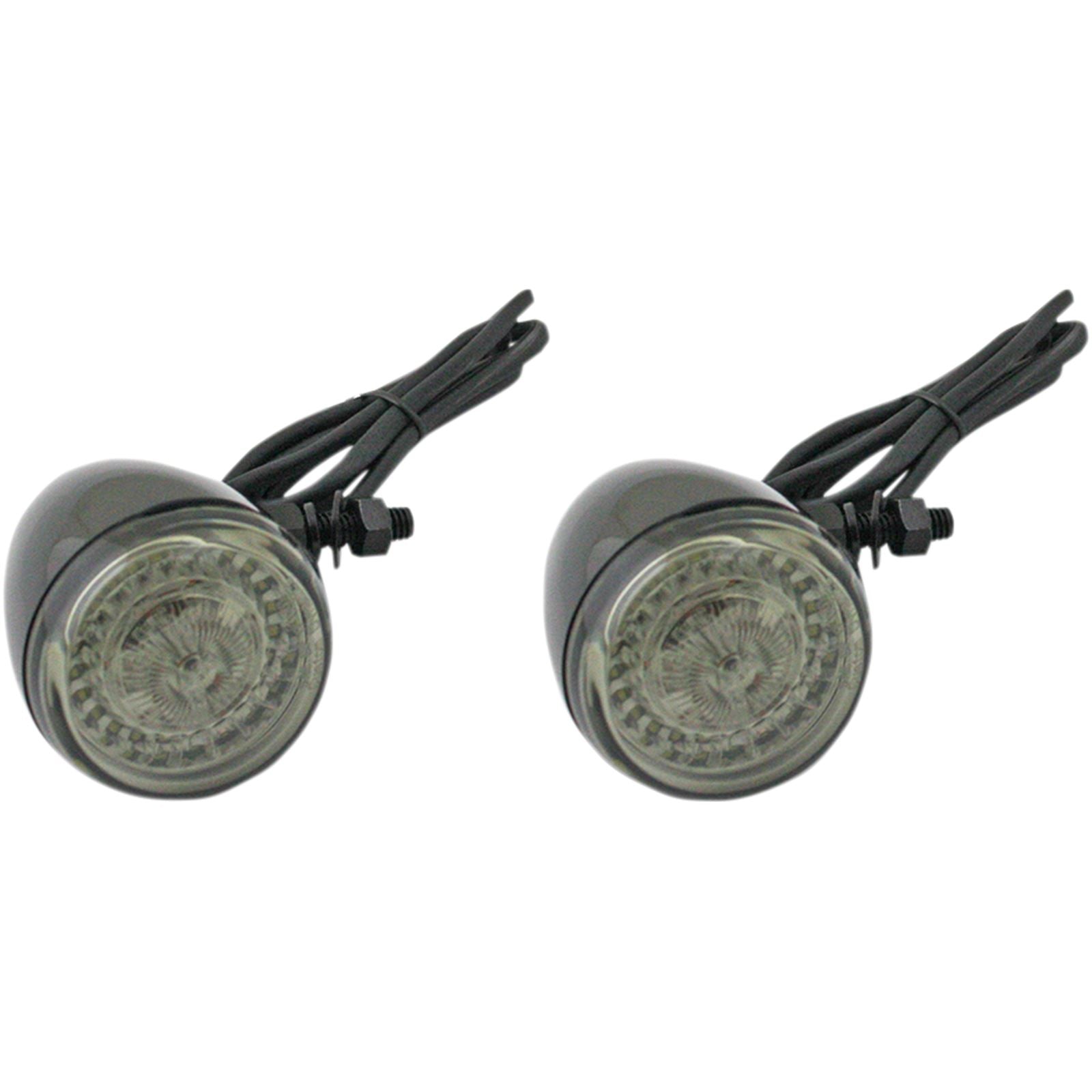 Custom Dynamics Front Turn Signal - Universal - Black PB-UNV-ECE-AW-B_367556