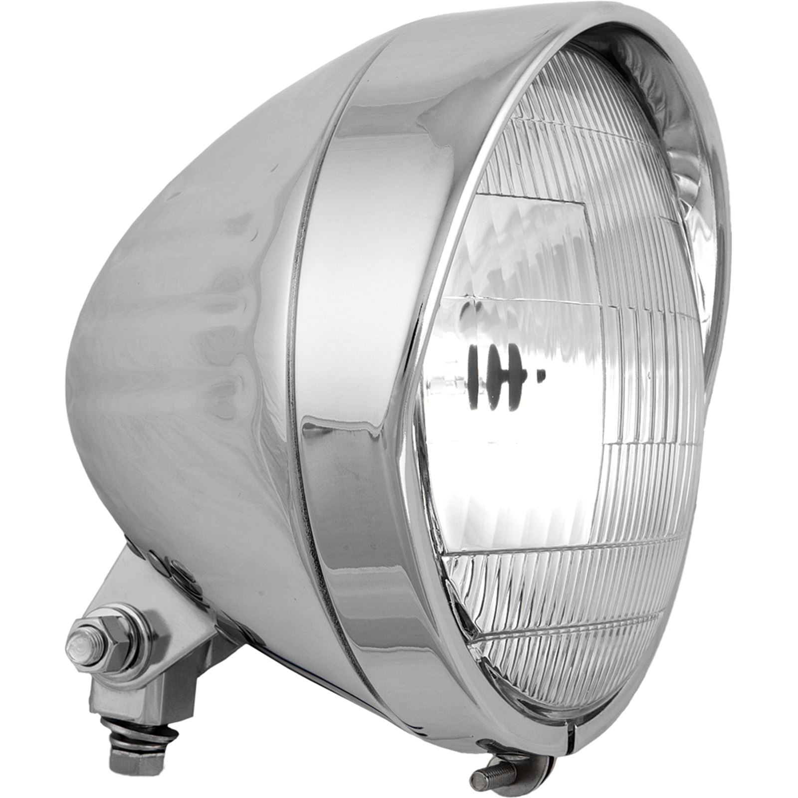 Harddrive 5.75" Headlight  Bolt Thru Mount Chrome  20-0335D_276067