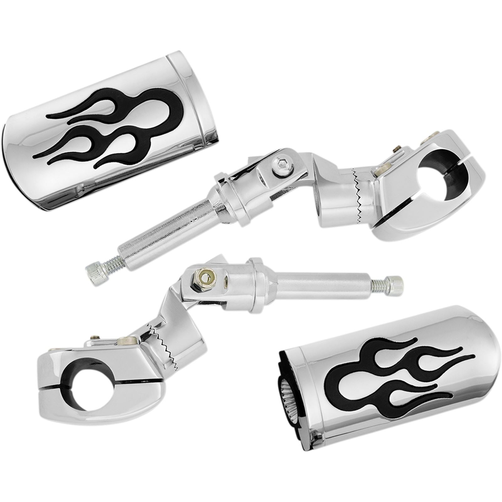 Show Chrome Highway Pegs - Flame - GL18 21-355P_473941