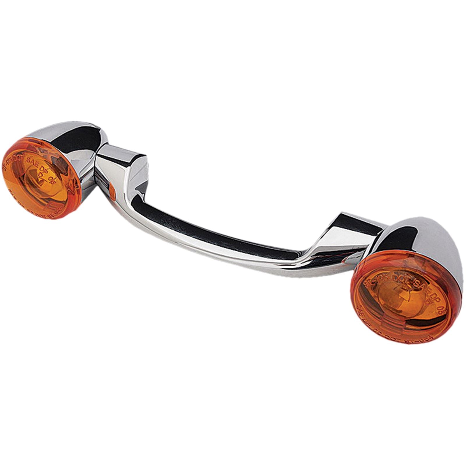 Harddrive Light Bar Chrome  with Amber Lenses 161800_276229