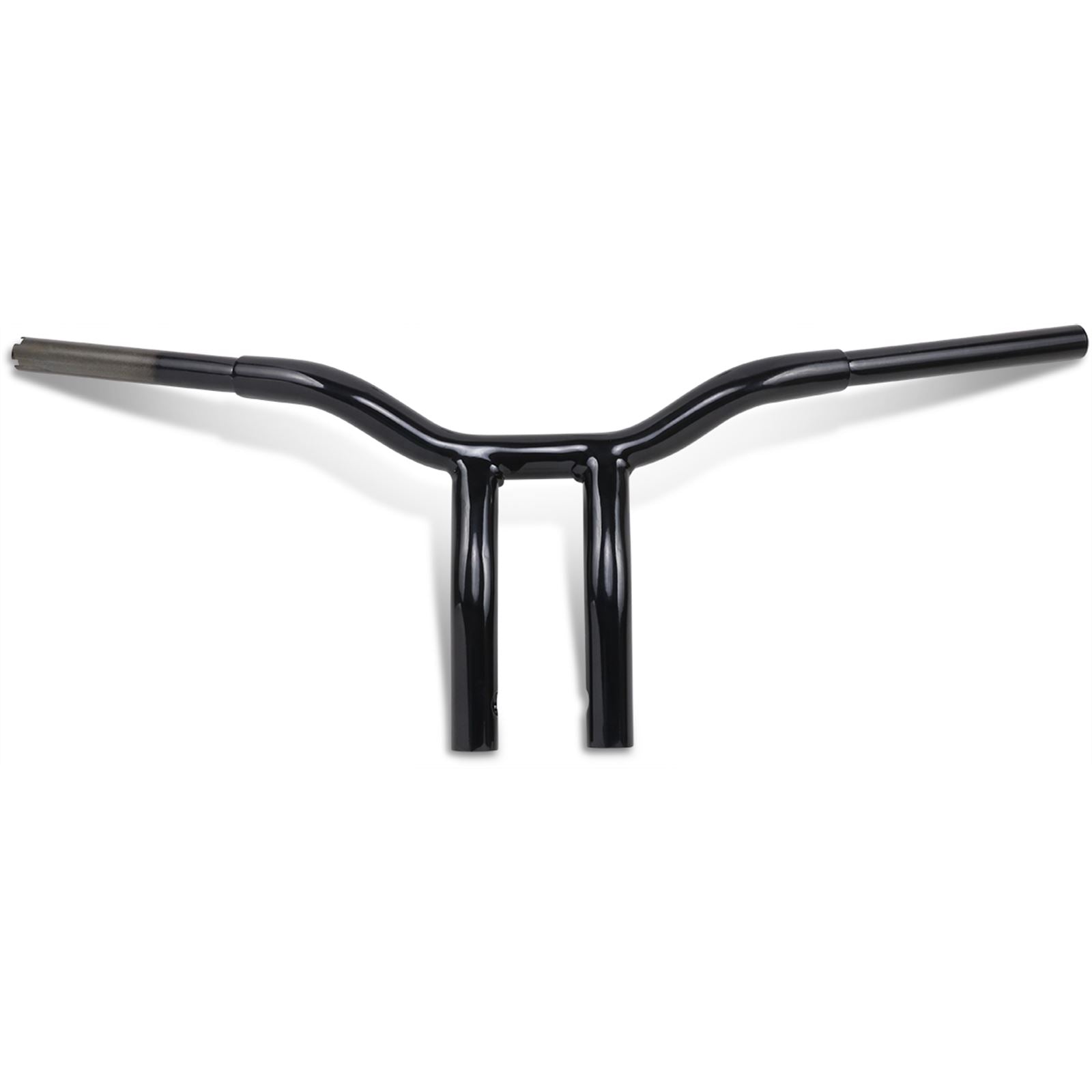 LA Choppers Black 10" One Piece Bent Kage Fighter Handlebar [MPN: LA-7338-10B]_414736