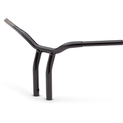 LA Choppers Black 12" One Piece Bent Kage Fighter Handlebar [MPN: LA-7338-12B]_414739