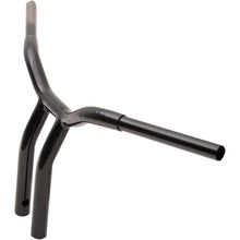 LA Choppers Black 12" One Piece Bent Kage Fighter Handlebar [MPN: LA-7338-12B]_414740