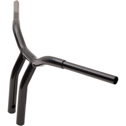 LA Choppers Black 12" One Piece Bent Kage Fighter Handlebar [MPN: LA-7338-12B]_414740