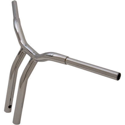 LA Choppers Chrome 14" One Piece Bent Kage Fighter Handlebar [MPN: LA-7338-14]_414743