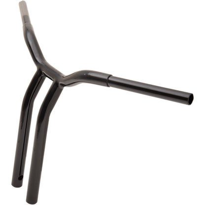 LA Choppers Black 16" One Piece Bent Kage Fighter Handlebar [MPN: LA-7338-16B]_414749