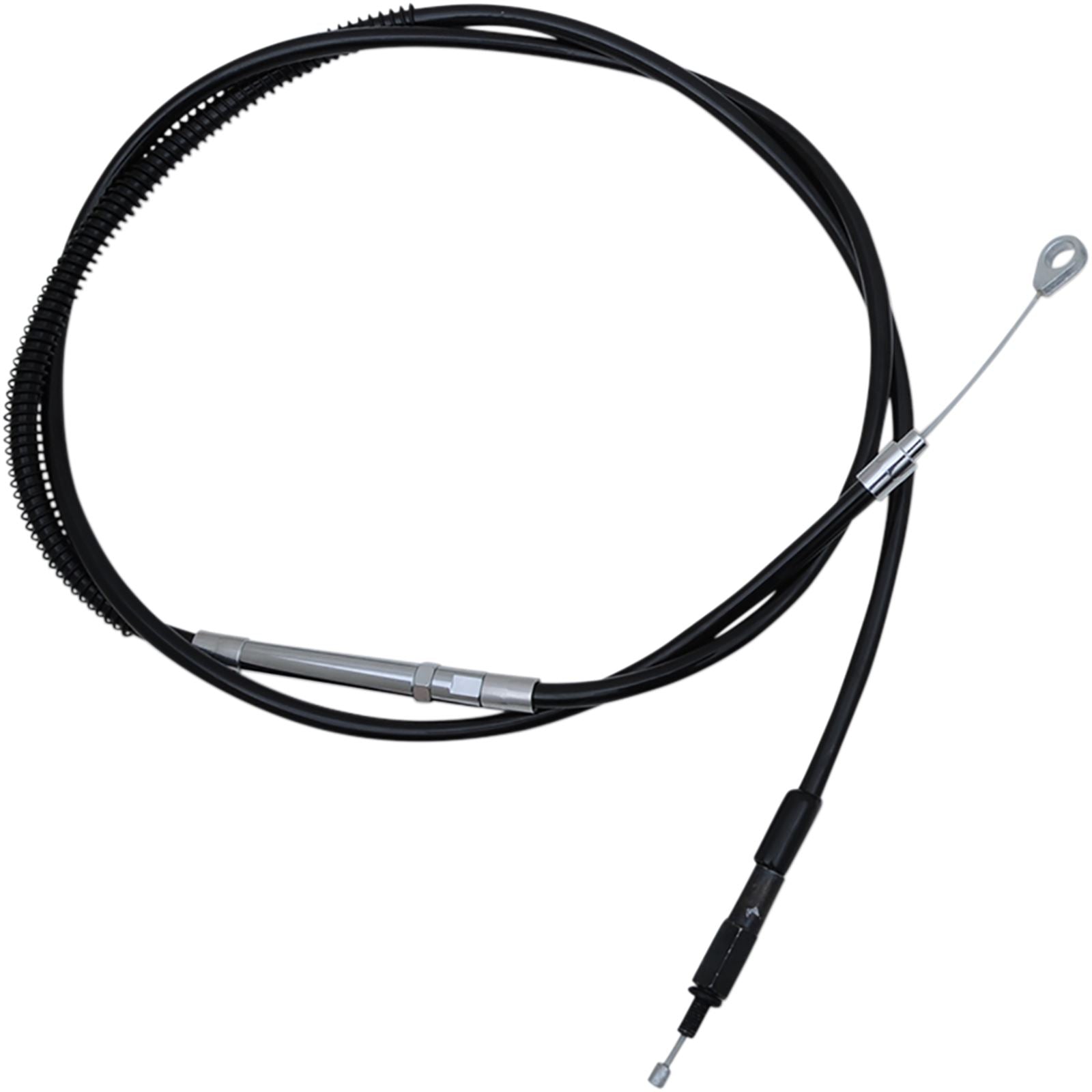 LA Choppers Black Vinyl Clutch Cable For 15" - 17" Ape Hanger Handlebars [MPN: LA-8152C16B]_416094