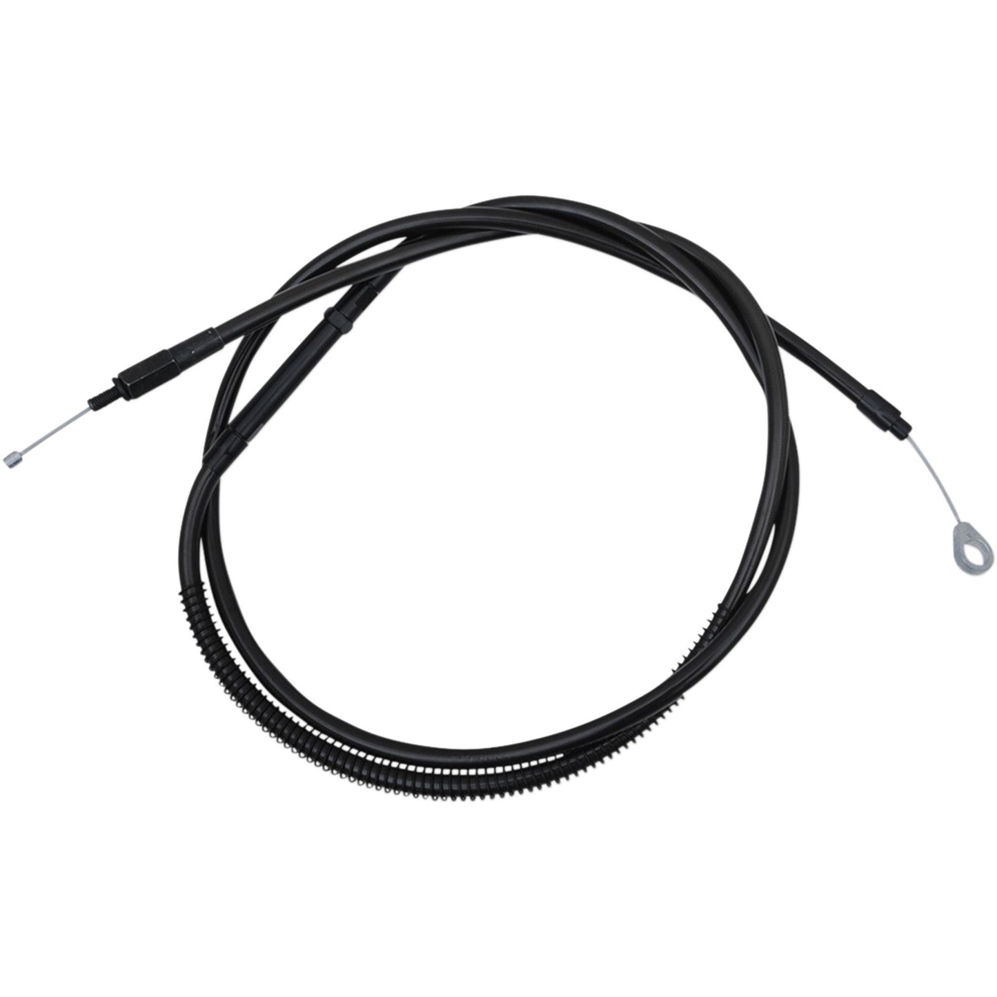 LA Choppers Midnight Braided Clutch Cable For 15" - 17" Ape Hanger Handlebars [MPN: LA-8152C16M]_416095