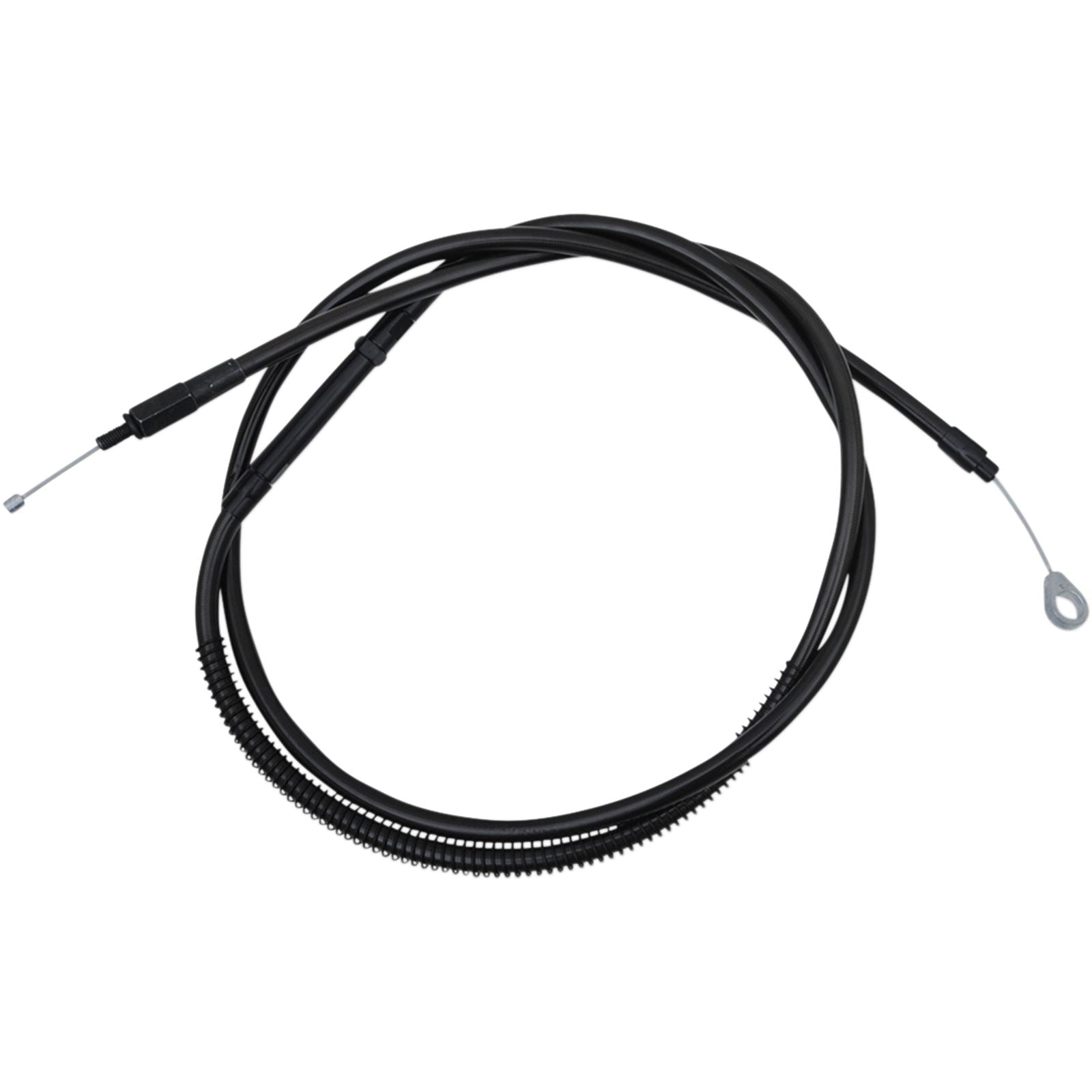 LA Choppers Midnight Braided Clutch Cable For 15" - 17" Ape Hanger Handlebars [MPN: LA-8152C16M]_416095