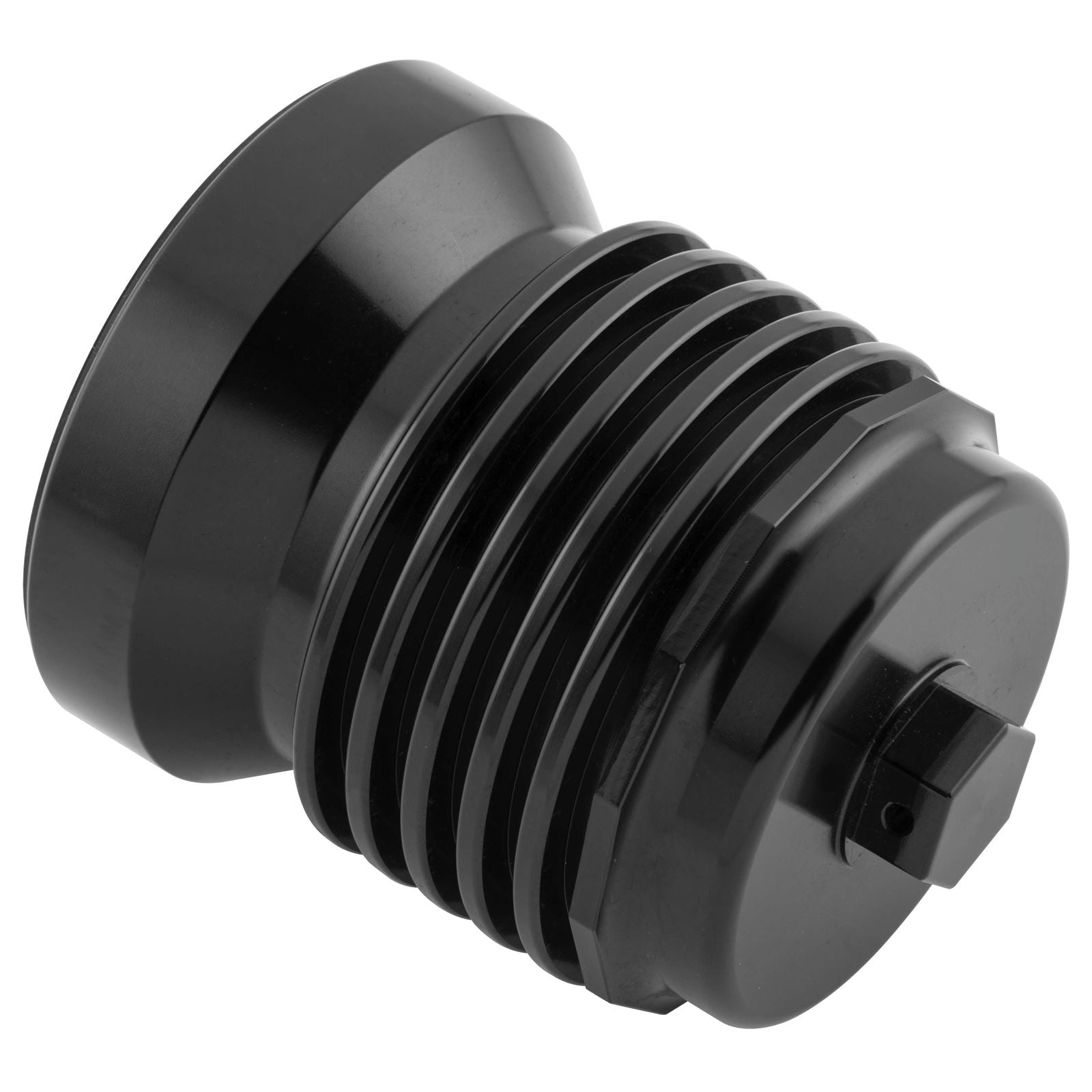 PCRacing Flo Reusable Steel Oil Filter for Harley Davidson Black [MPN: PCS4B]_276385