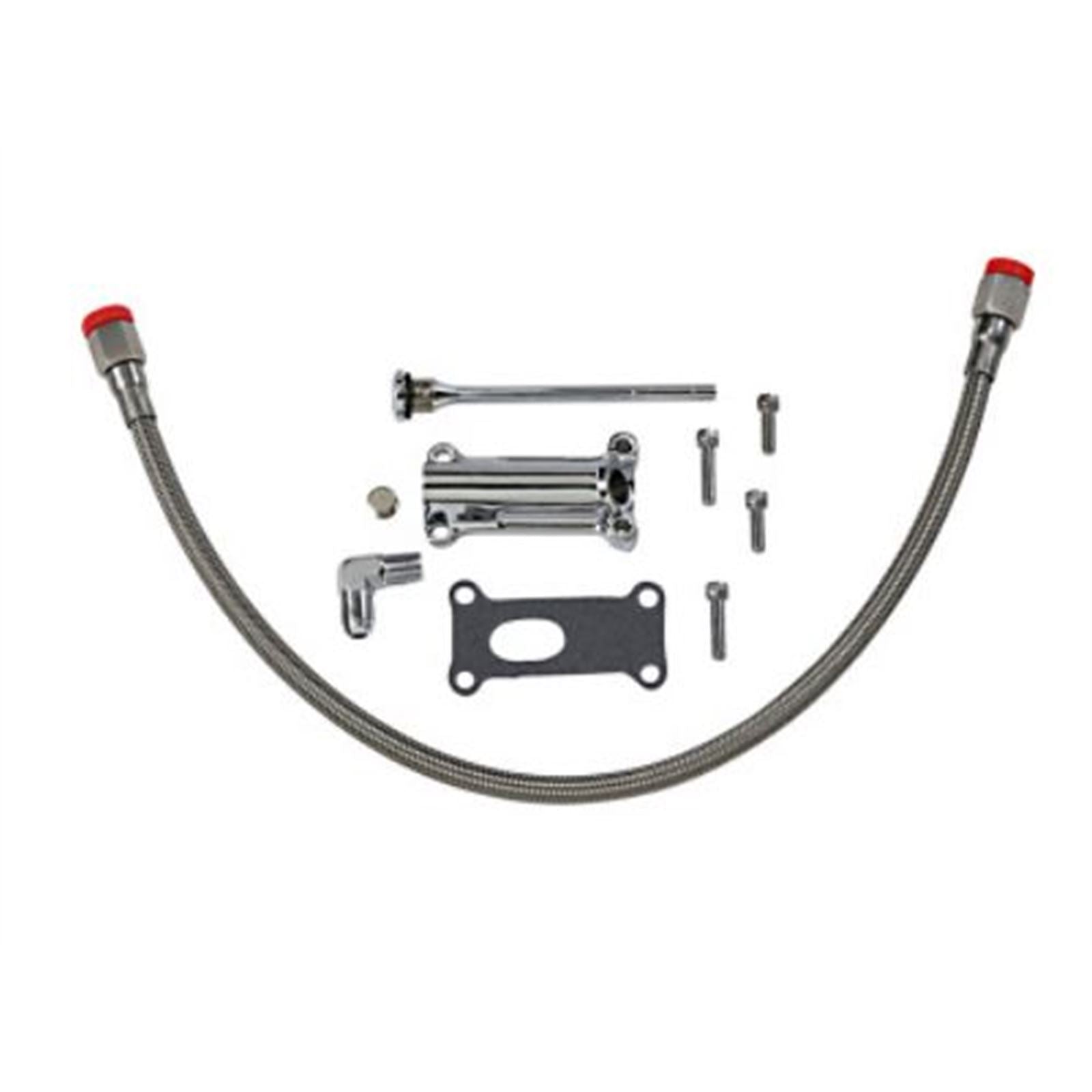 Drag Specialties Engine Oil Spout Kit - Chrome 0710-0255_713230