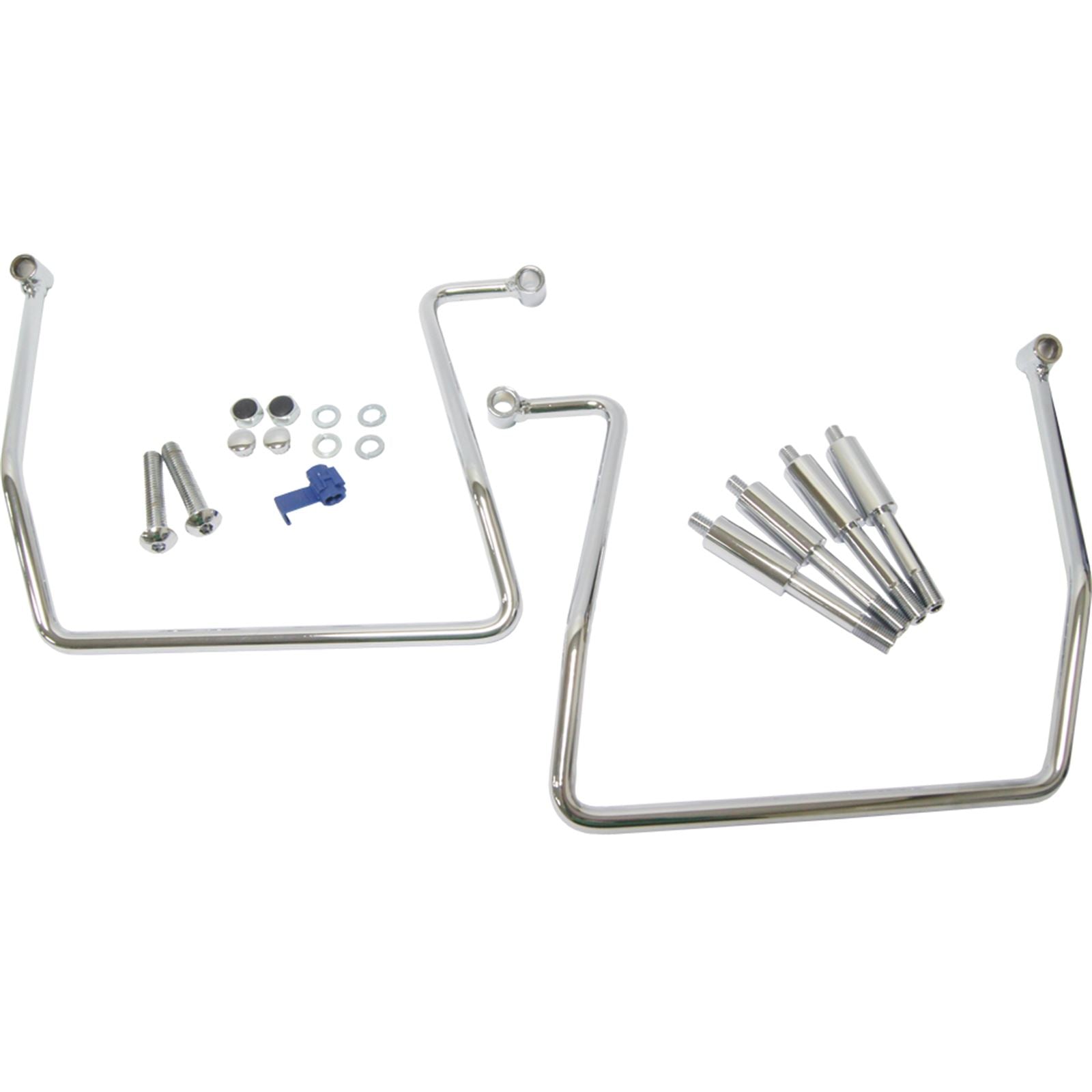 Harddrive Saddlebag Supports Chrome  FXD [MPN: 05-205A]_276701