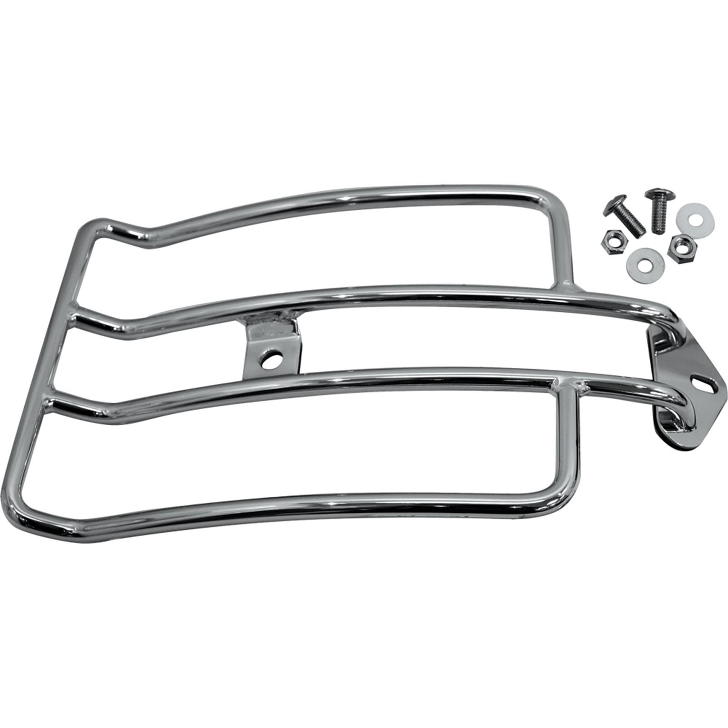 Harddrive Solo Luggage Rack Chrome  06-17 Softail with  200mm Tire [MPN: C77-0081]_276748