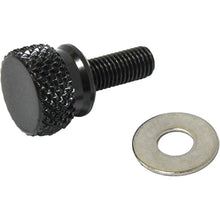 Harddrive Knurled Seat Knob 1/4-28 1/4-28 Stepped Black 05-319BK_276906