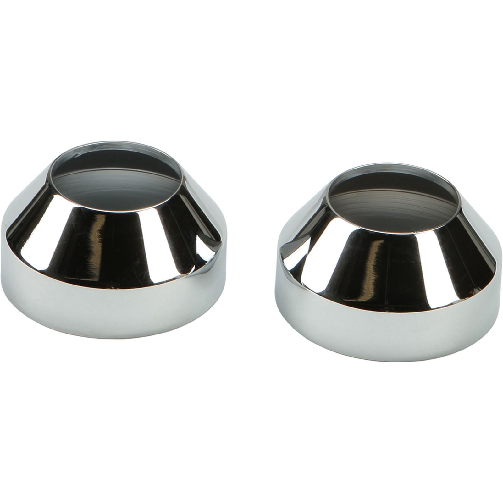 Harddrive Fork Boot Caps Chrome  FX XL with 35mm 23-0311_276971