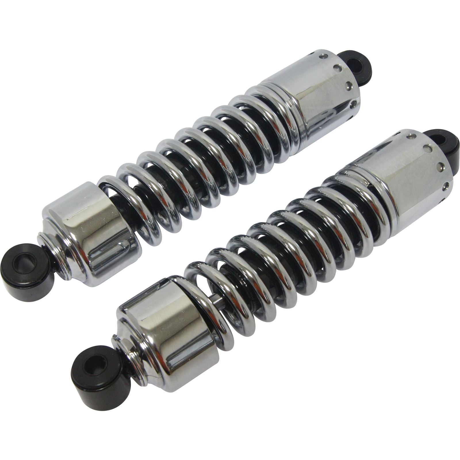 Harddrive Chrome Shock 12" with Short Cover Chrome  12" 30-482_277096