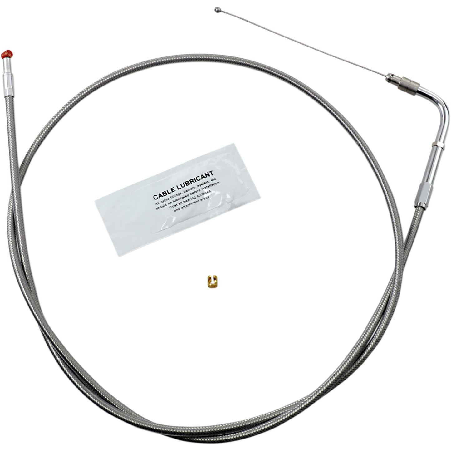 Barnett Performance Extended 10" Stainless Steel Throttle Cable [MPN: 102-30-30018-10]_348011