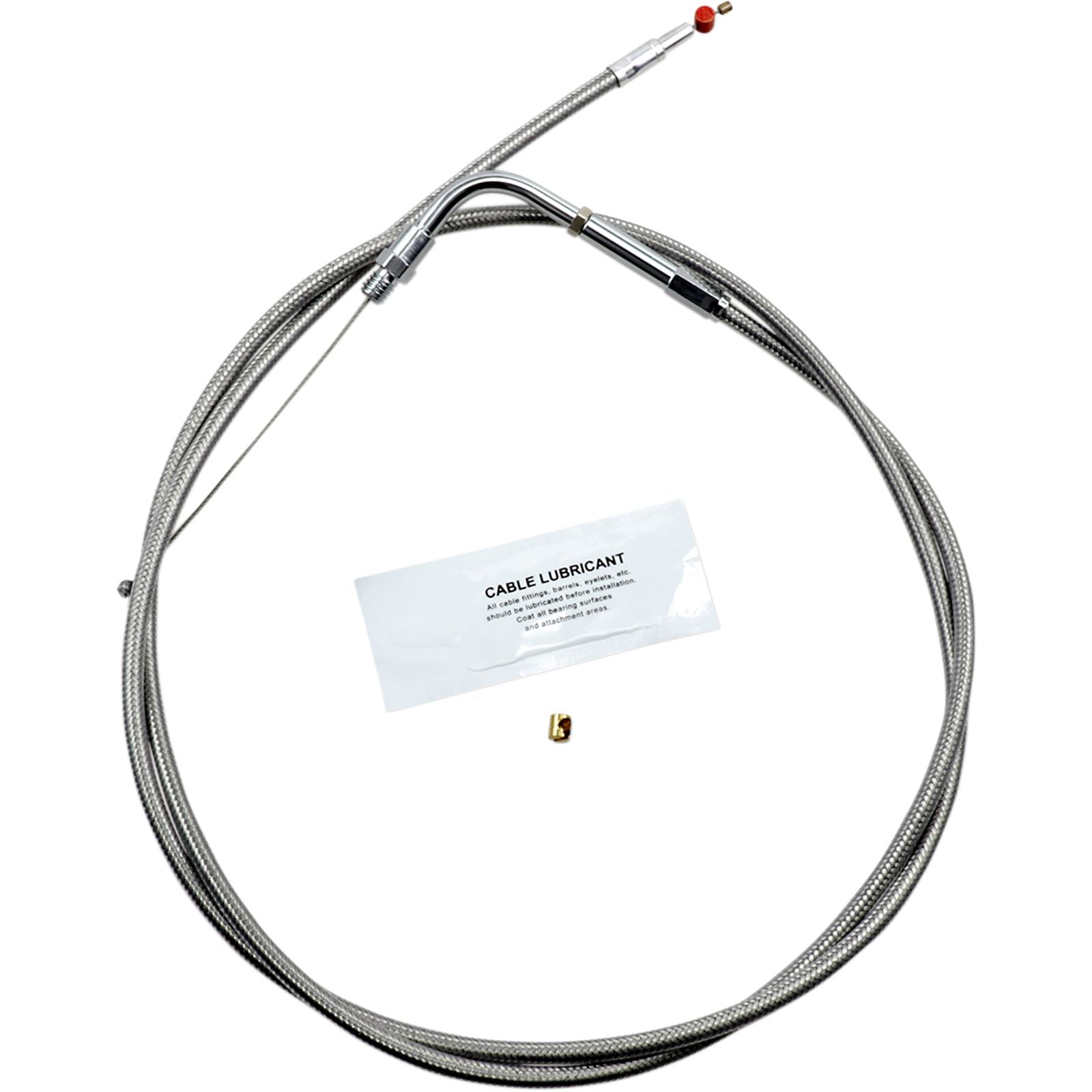 Barnett Performance Extended 12" Stainless Steel Throttle Cable OPEN BOX [MPN: 102-30-30008-12]_2713837