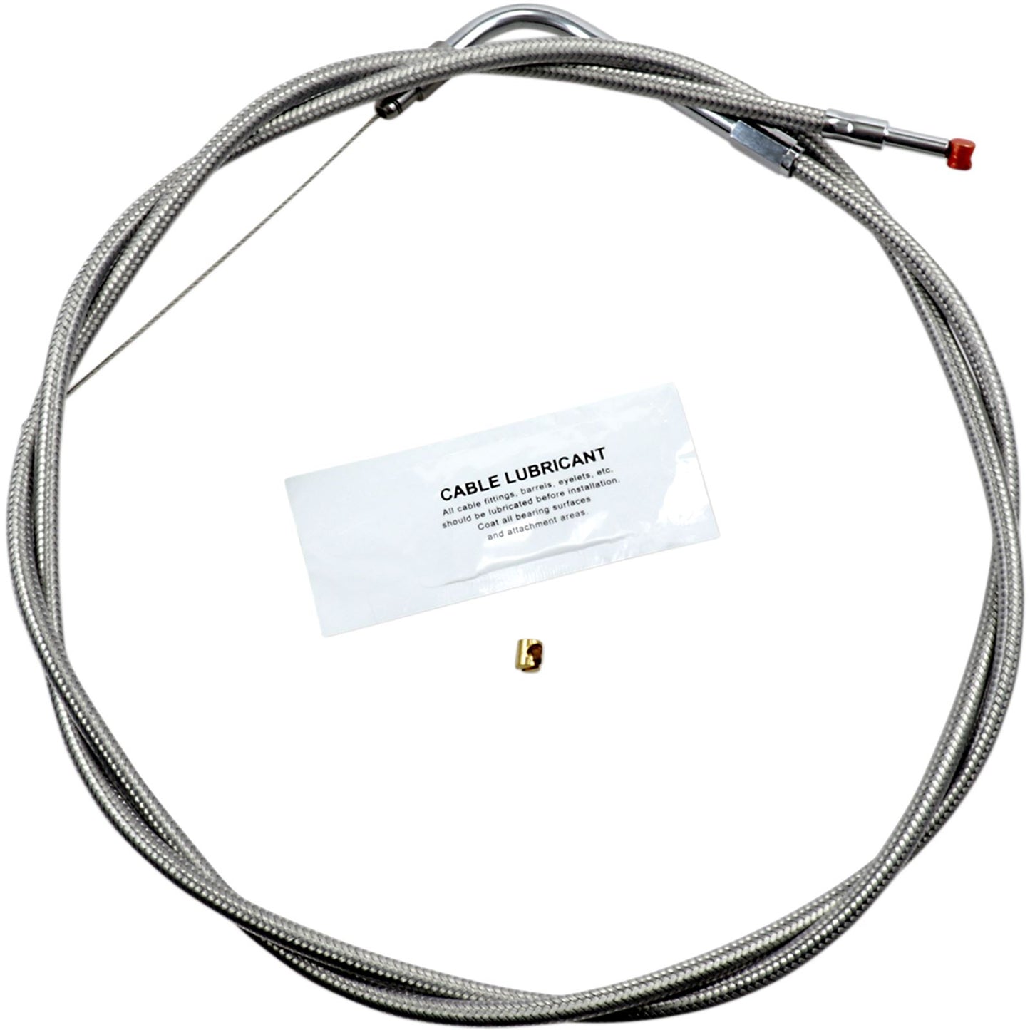 Barnett Performance Extended 12" Stainless Steel Throttle Cable [MPN: 102-30-30009-12]_348014