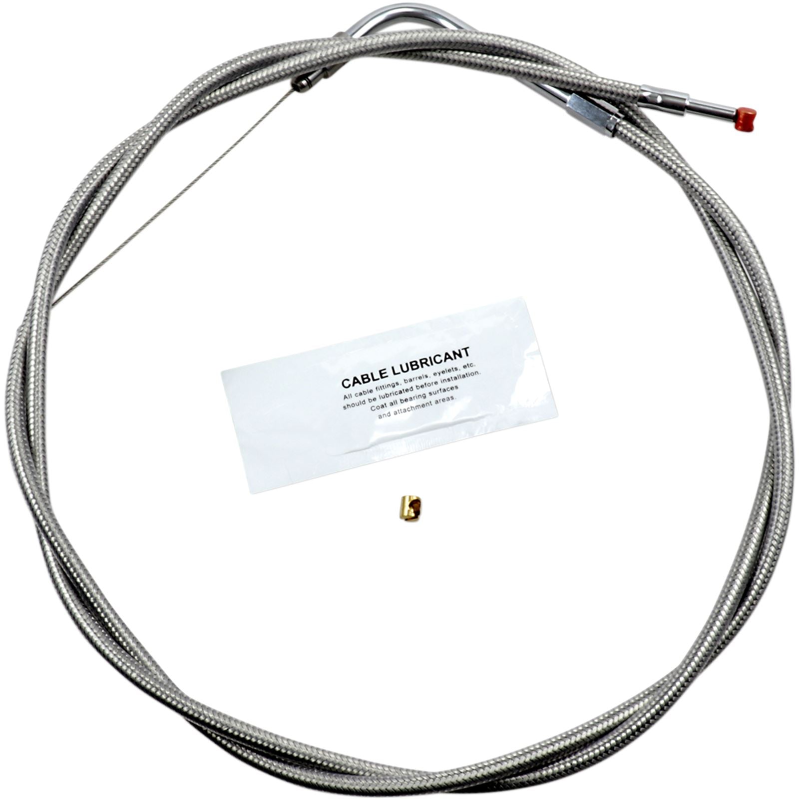Barnett Performance Extended 12" Stainless Steel Throttle Cable [MPN: 102-30-30009-12]_348014